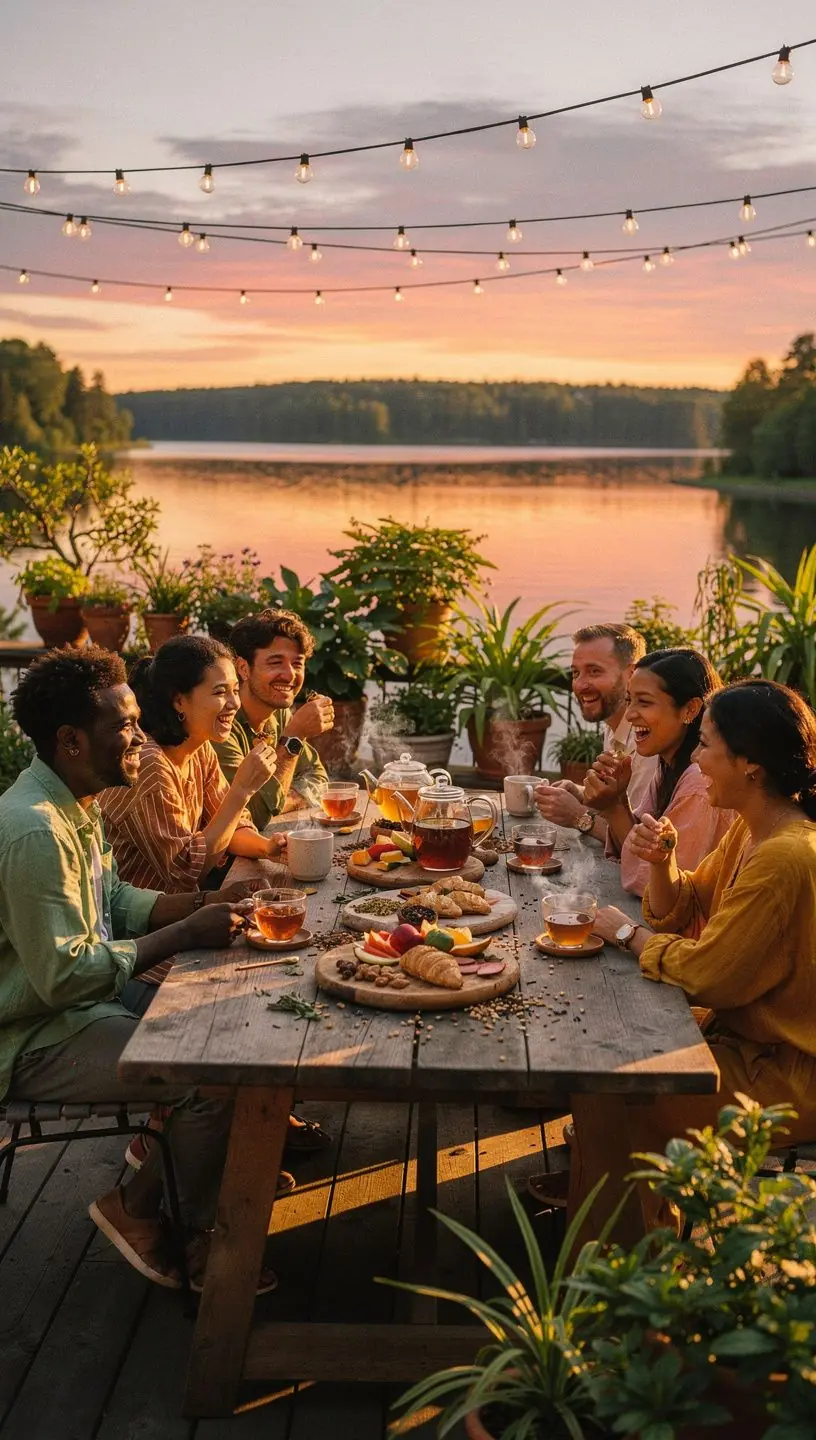 Atvira knyga ir arbatos puodelis šalia, kviečiantys į ramų vakaro momentą be streso.